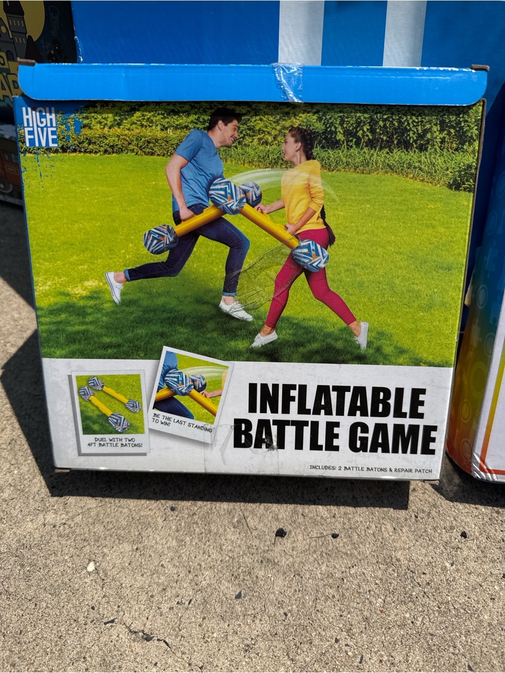 Inflatable Battle Game - Yellow Foam Batons